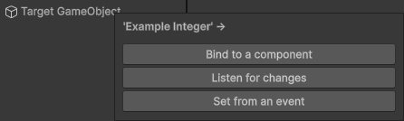 Dragging a variable onto a GameObject